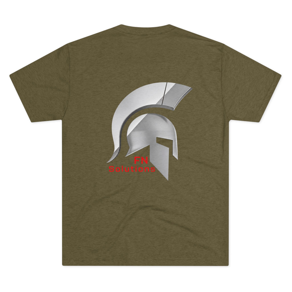 FN Solutions Spartan Helmet Logo T‑Shirt