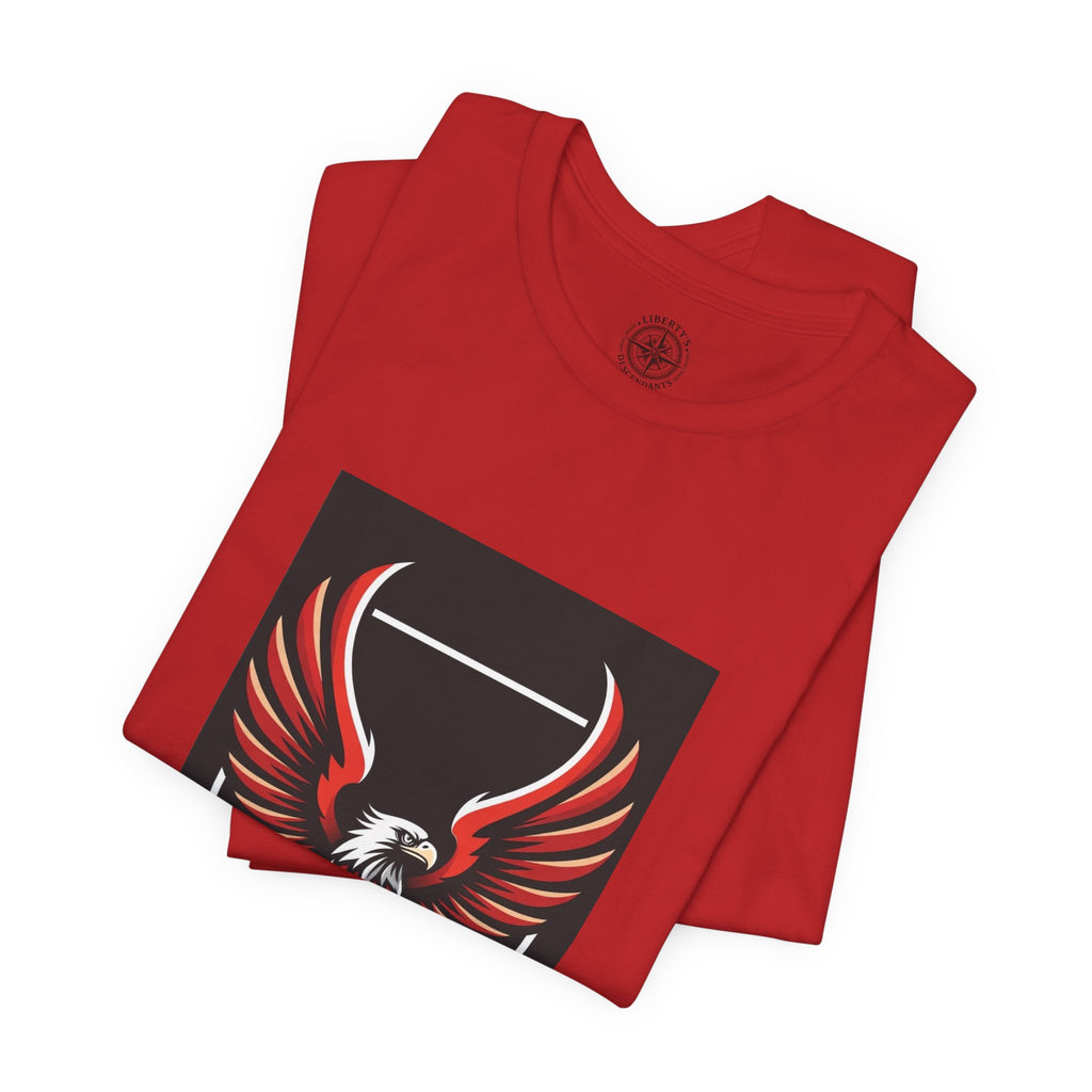 Eagle Emblem Tee — "Libertatis Posteri" Patriotic Graphic T-Shirt