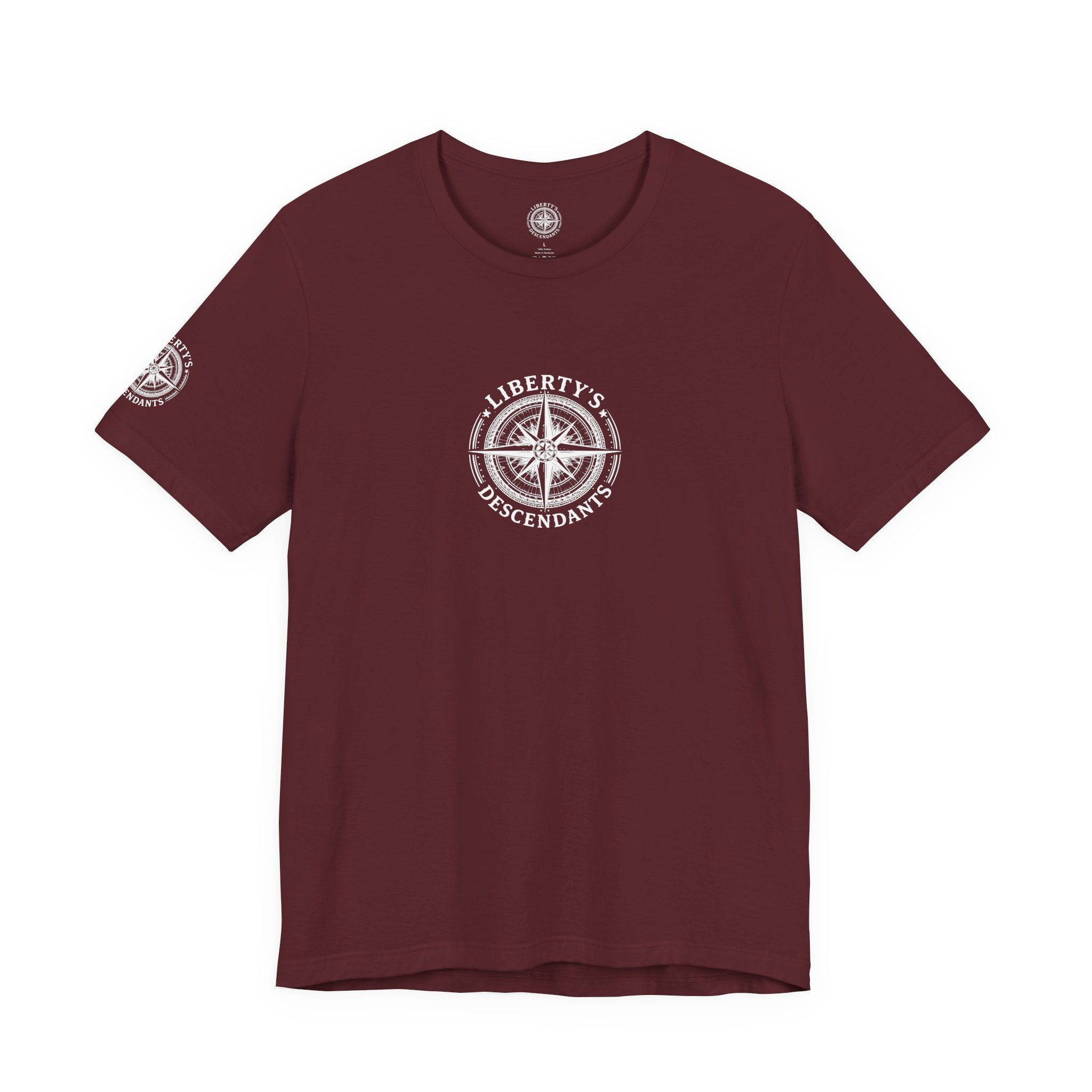 1776 Freedom T-Shirt - American Flag Shield Patriotic Tee