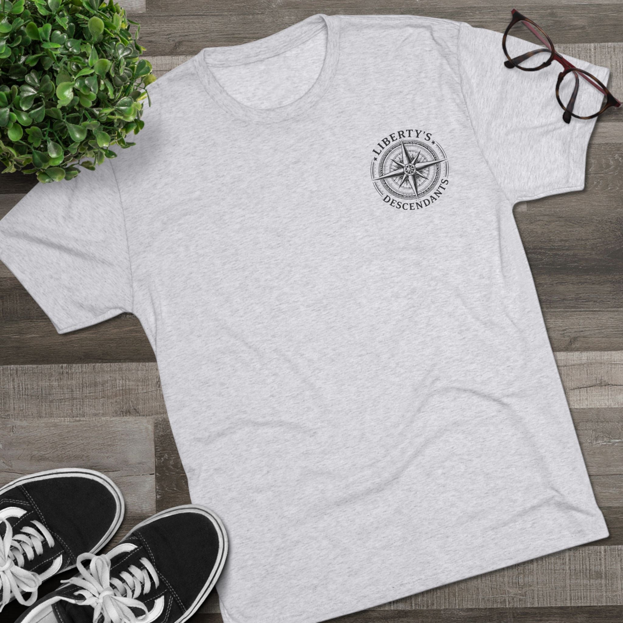 1776 Freedom Tee – American Flag Crest Graphic T-Shirt