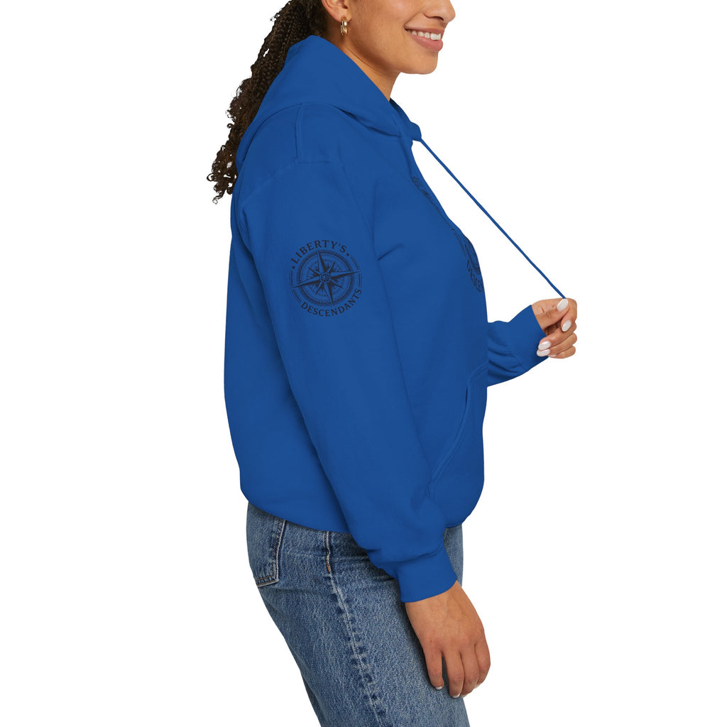 Hoodie — 'Liberty's Descendants' Compass Logo Pullover