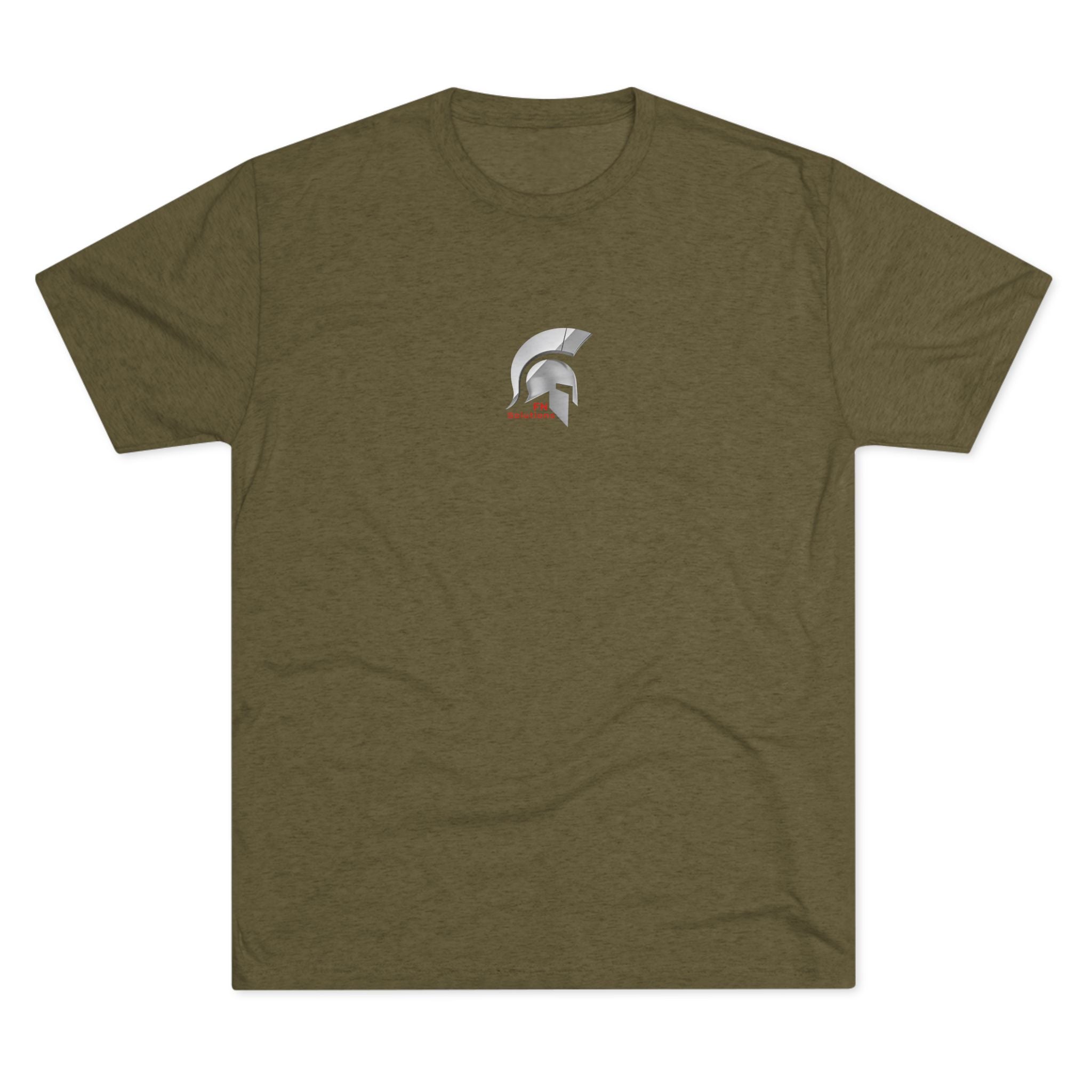 FN Solutions Spartan Helmet Logo T‑Shirt