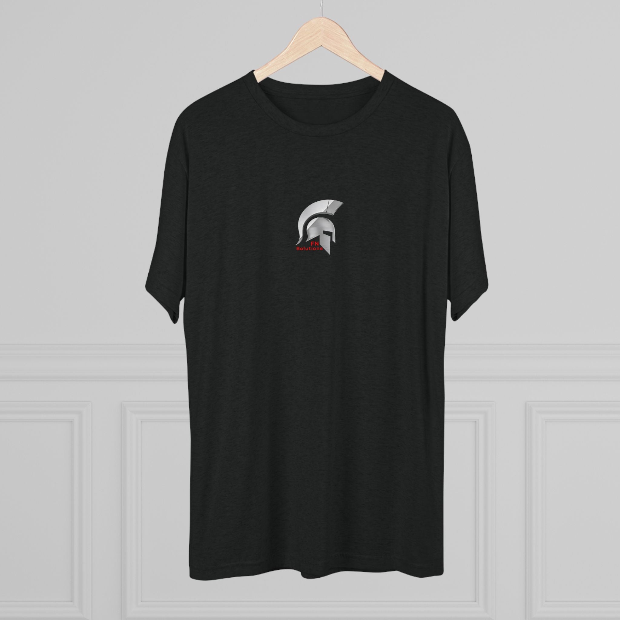 FN Solutions Spartan Helmet Logo T‑Shirt