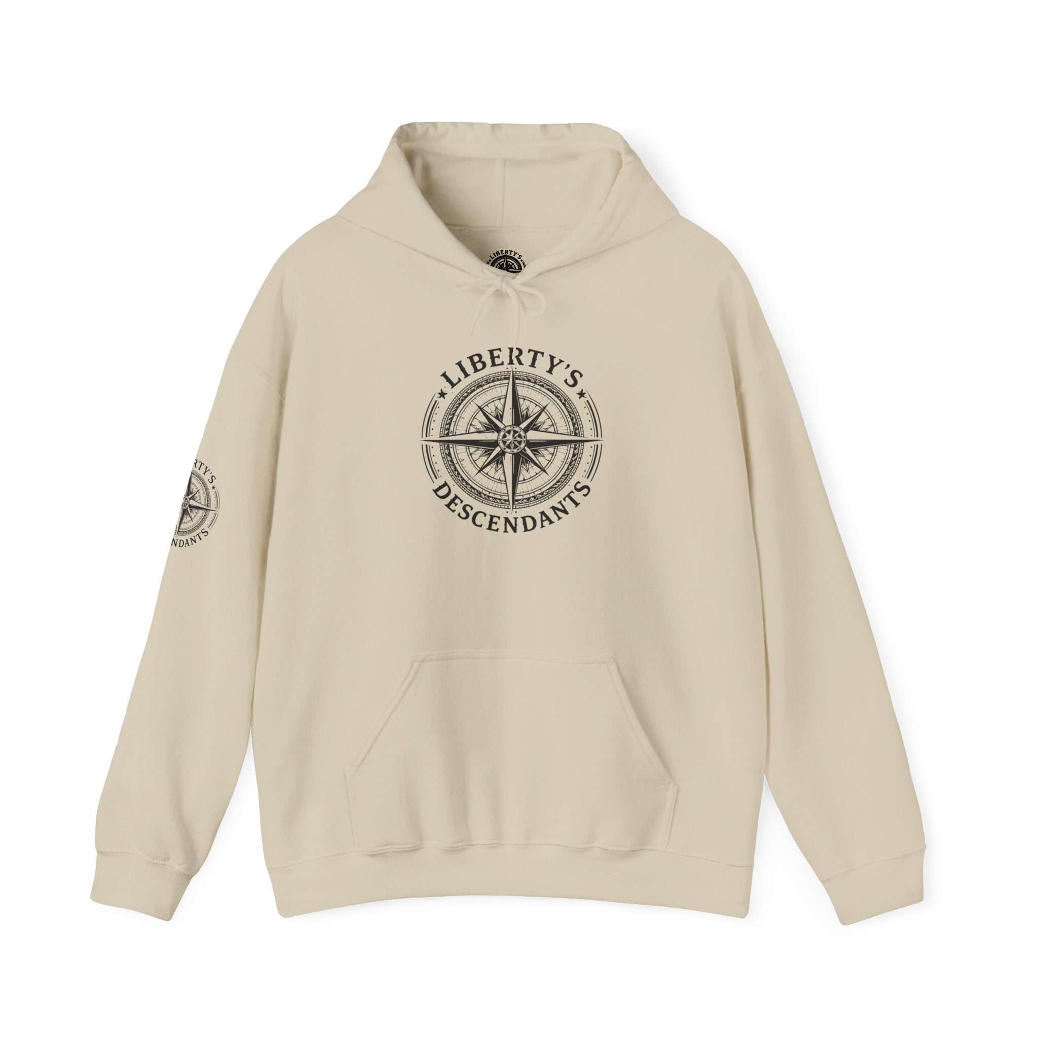 Hoodie — 'Liberty's Descendants' Compass Logo Pullover