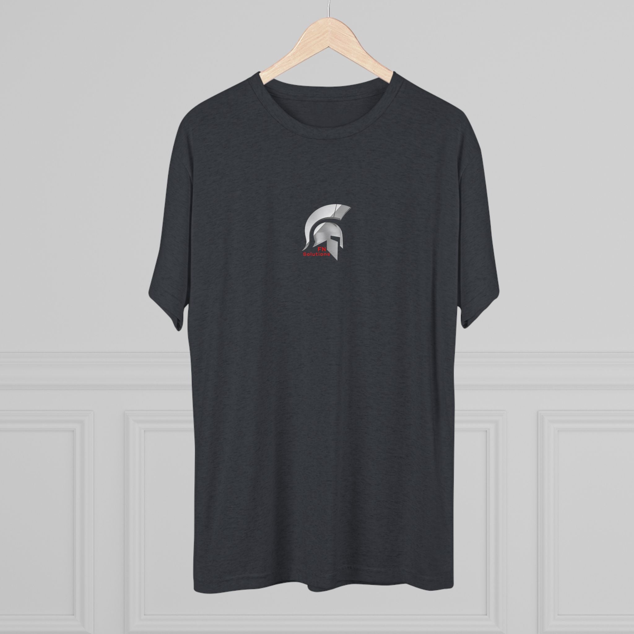 FN Solutions Spartan Helmet Logo T‑Shirt