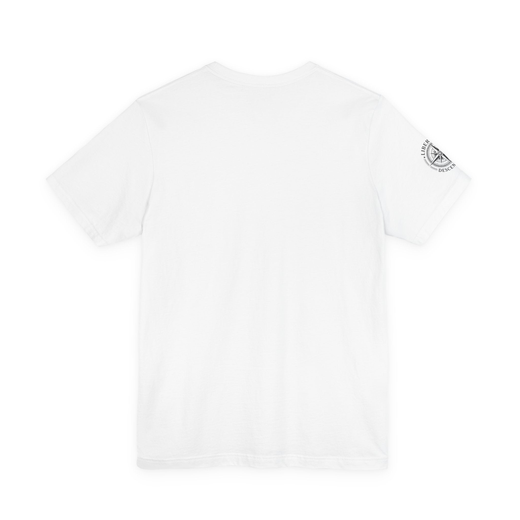 Liberty's Descendants Compass Tee — Nautical Patriotic Graphic T‑Shirt