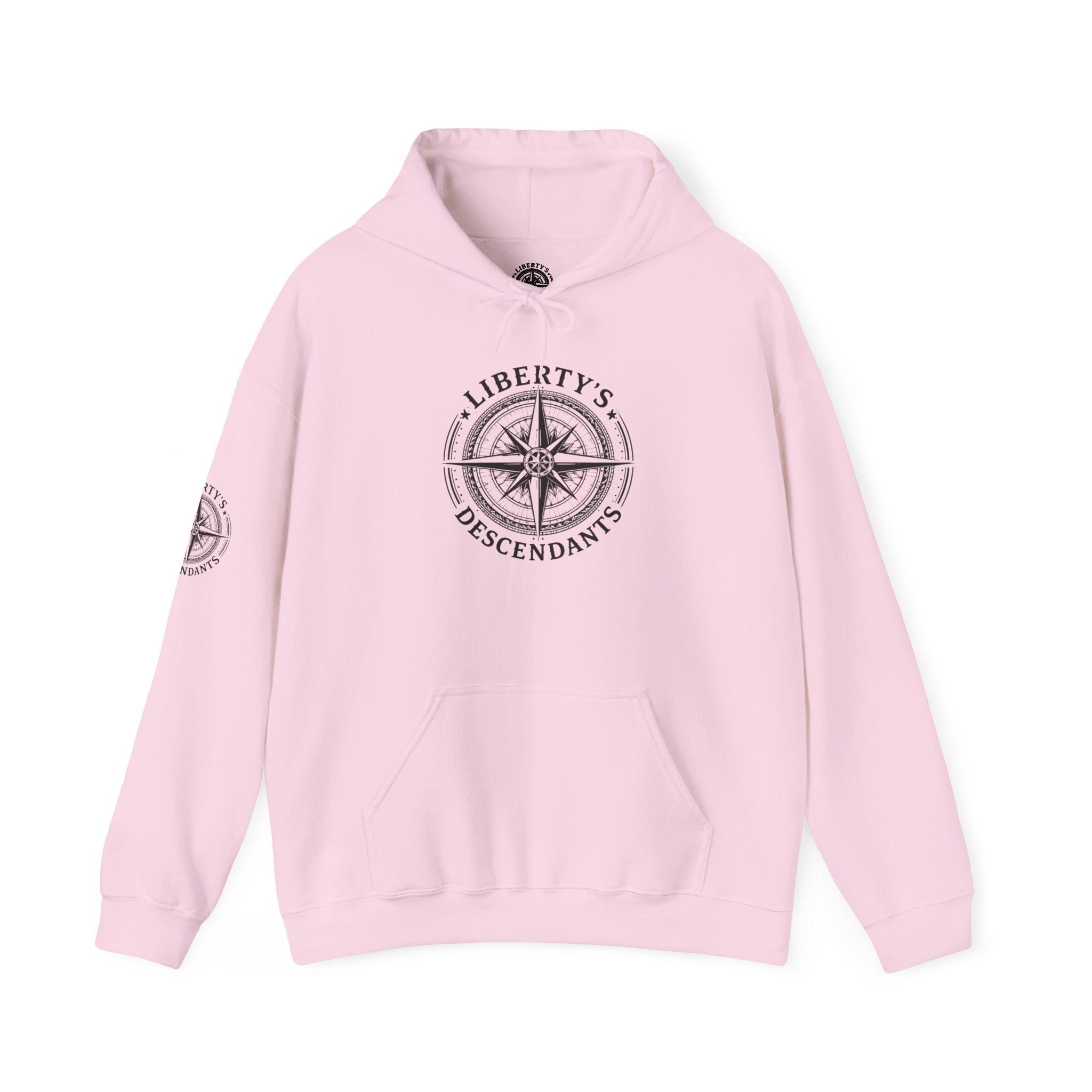 Hoodie — 'Liberty's Descendants' Compass Logo Pullover