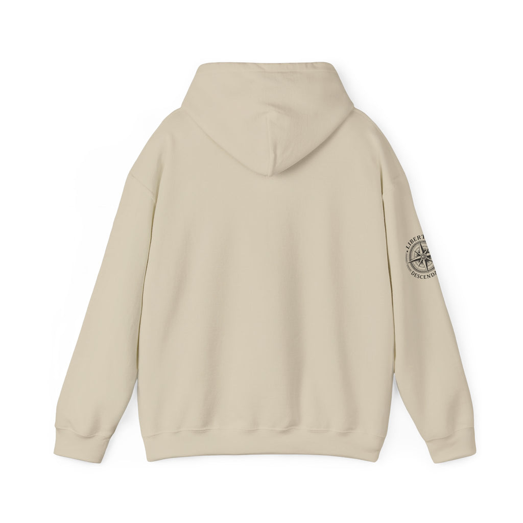 Hoodie — 'Liberty's Descendants' Compass Logo Pullover