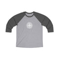 Raglan Tee — 'Liberty's Compass' Minimalist Chest Logo Baseball Shirt