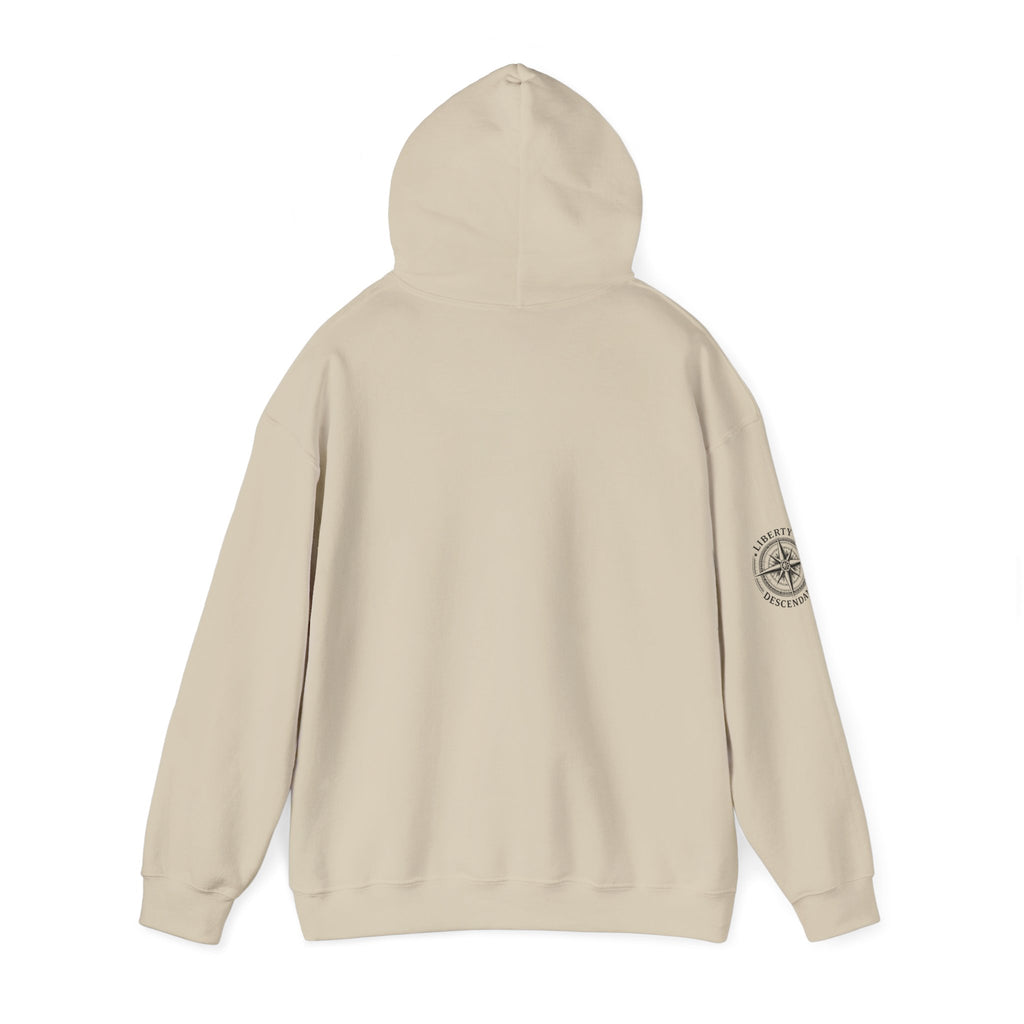Hoodie — 'Liberty's Descendants' Compass Logo Pullover
