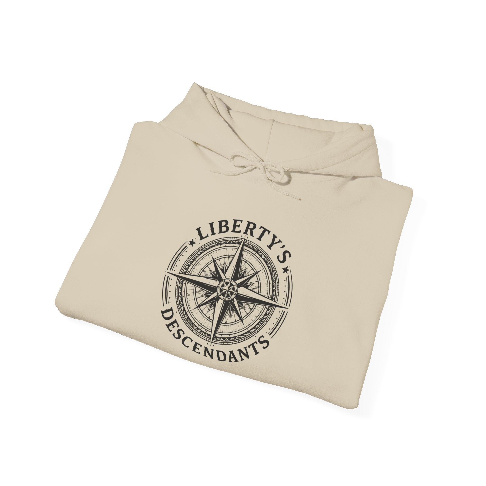 Hoodie — 'Liberty's Descendants' Compass Logo Pullover