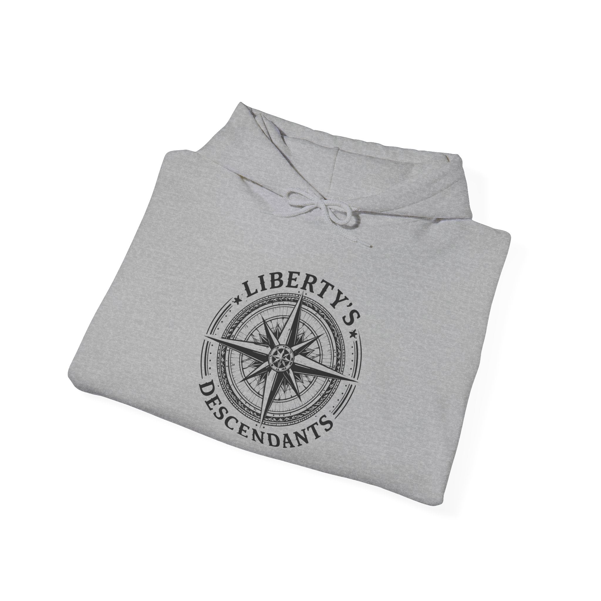Hoodie — 'Liberty's Descendants' Compass Logo Pullover
