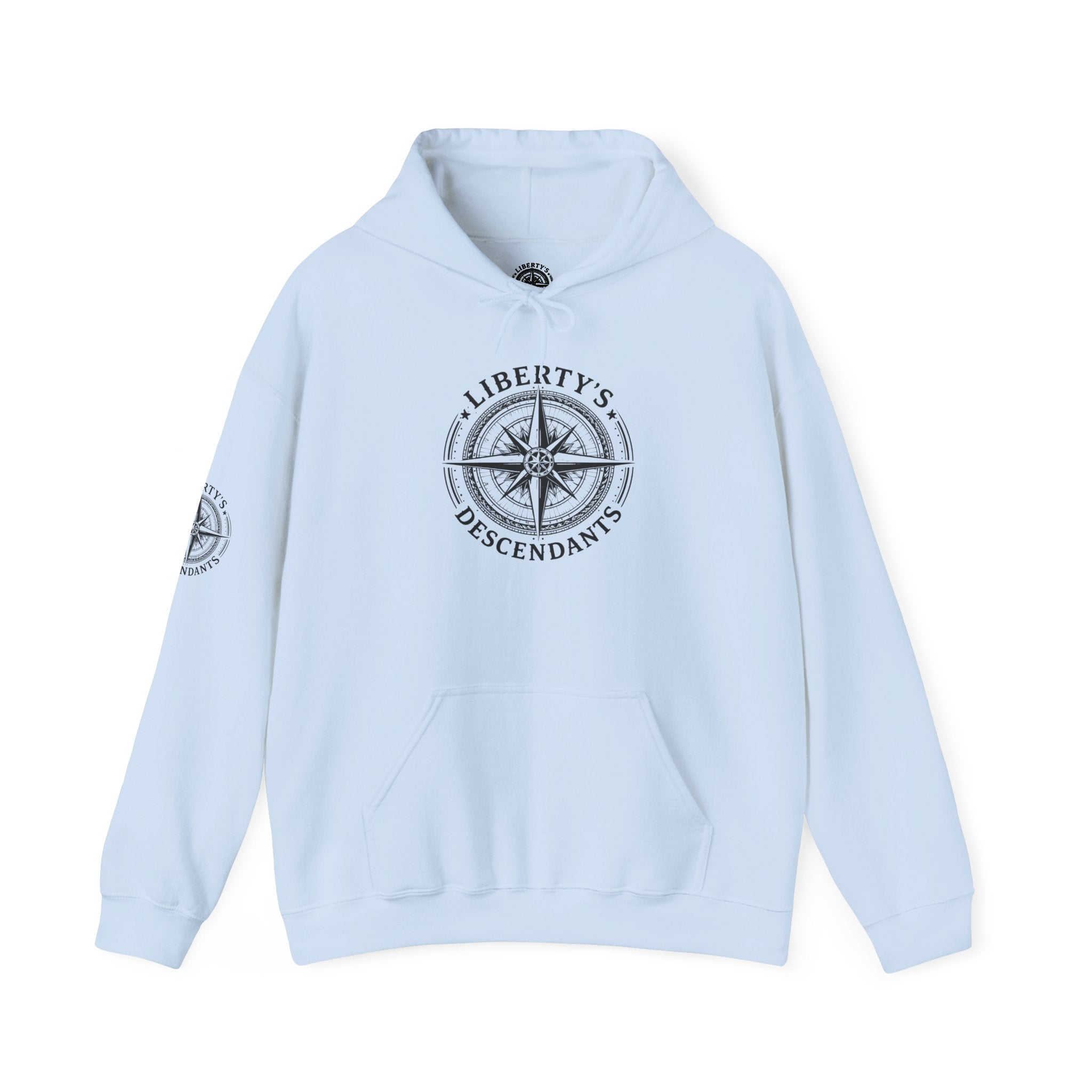 Hoodie — 'Liberty's Descendants' Compass Logo Pullover