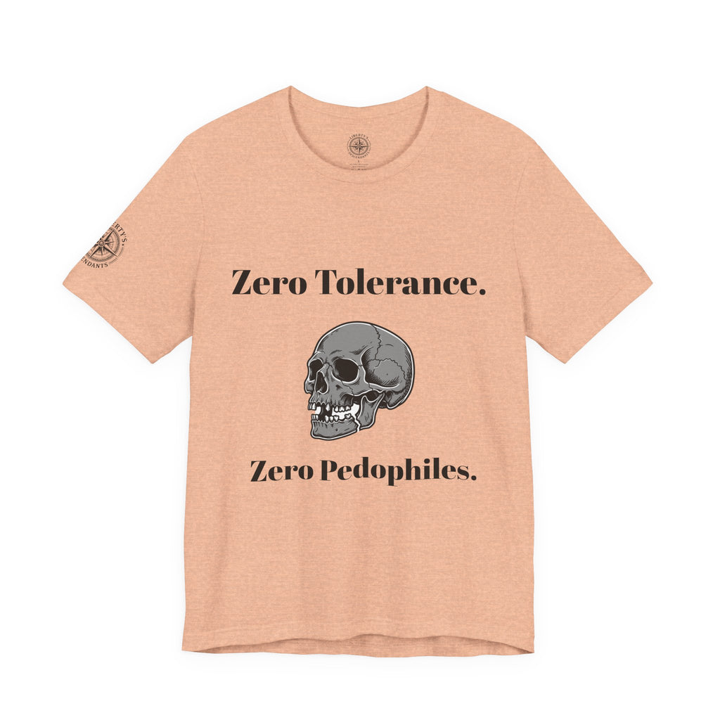 Zero Tolerance Zero Pedophiles Shirt