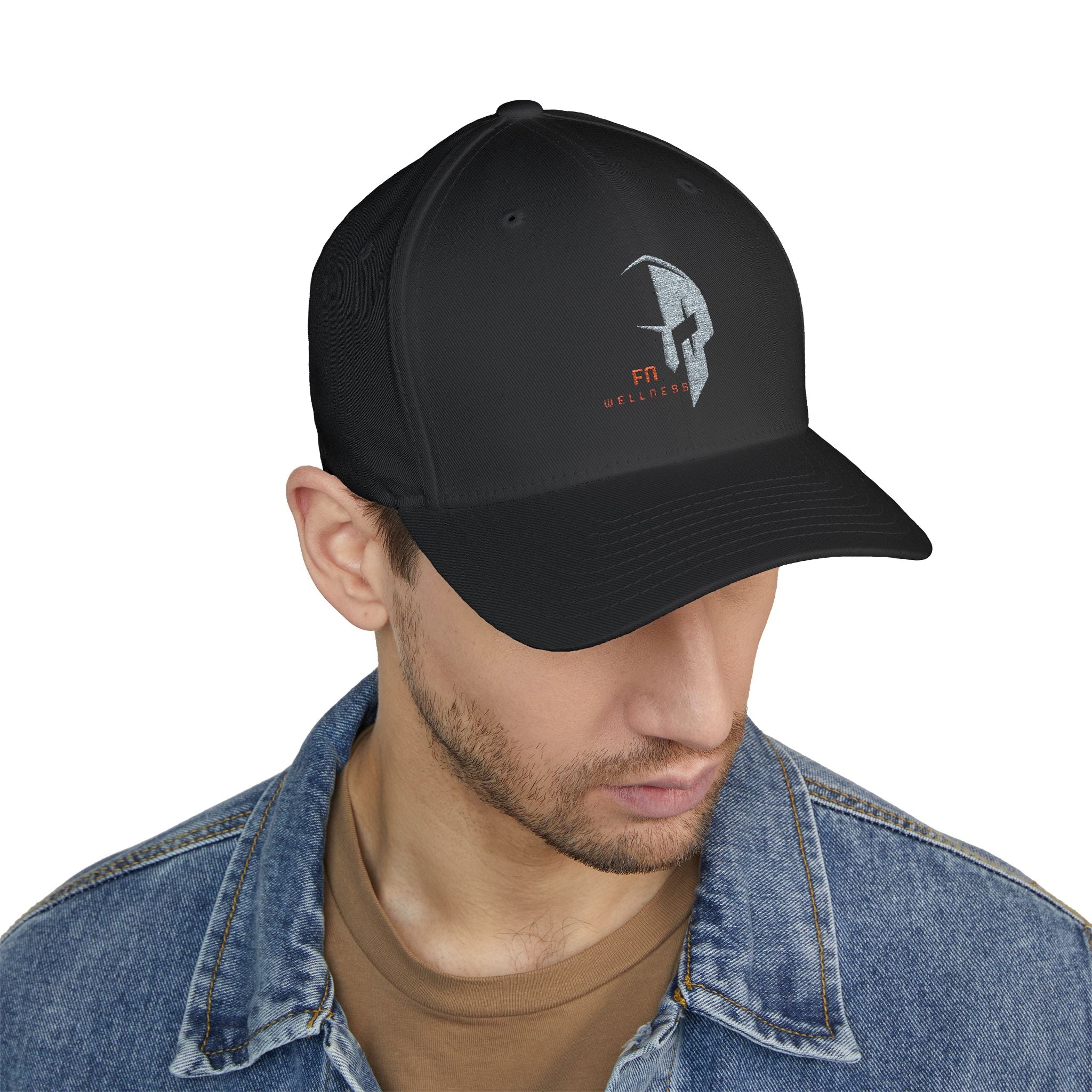 Spartan Helmet Embroidered Cap — Minimalist Athletic Baseball Hat