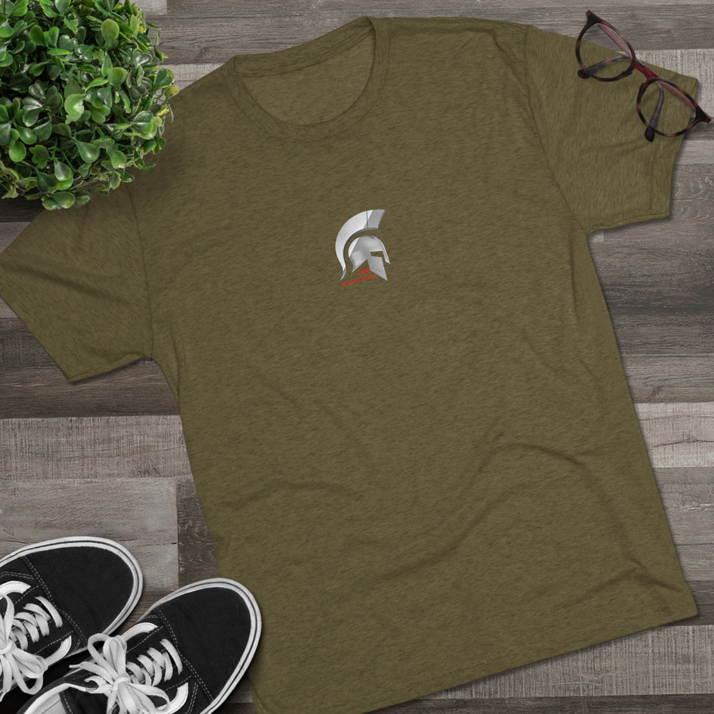 FN Solutions Spartan Helmet Logo T‑Shirt