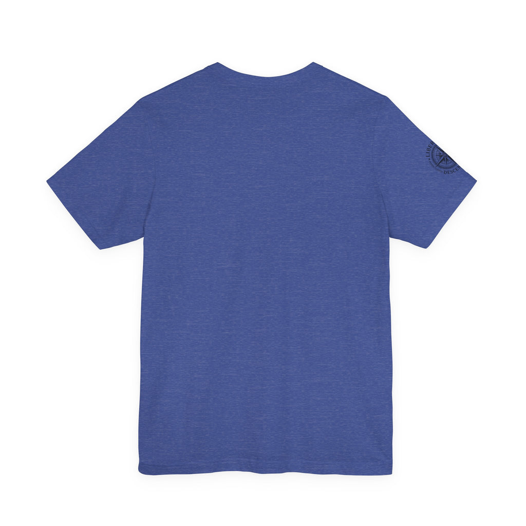 Liberty's Descendants Compass Tee — Nautical Patriotic Graphic T‑Shirt