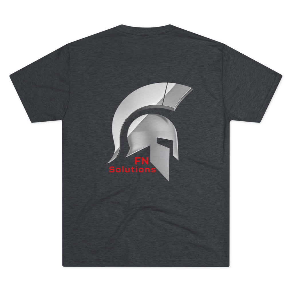 FN Solutions Spartan Helmet Logo T‑Shirt