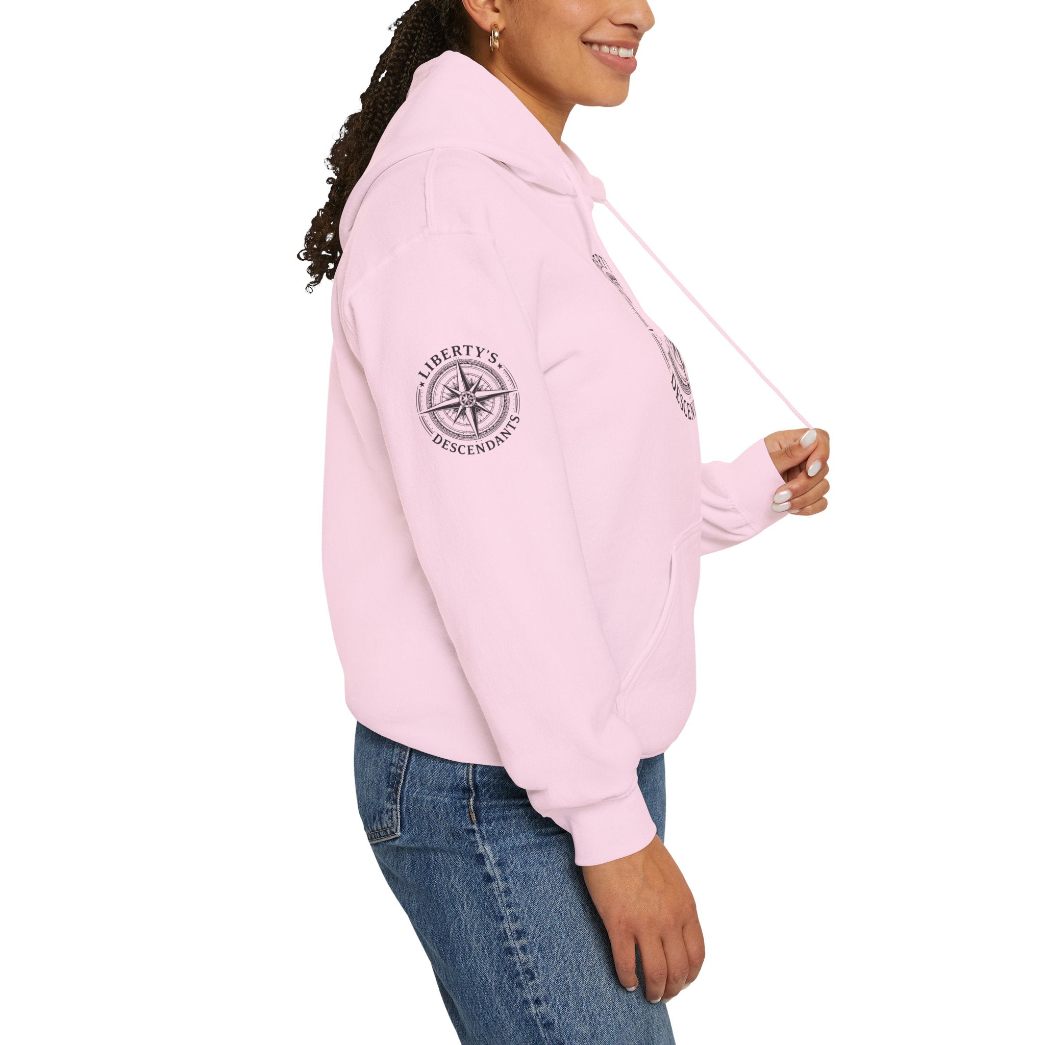 Hoodie — 'Liberty's Descendants' Compass Logo Pullover