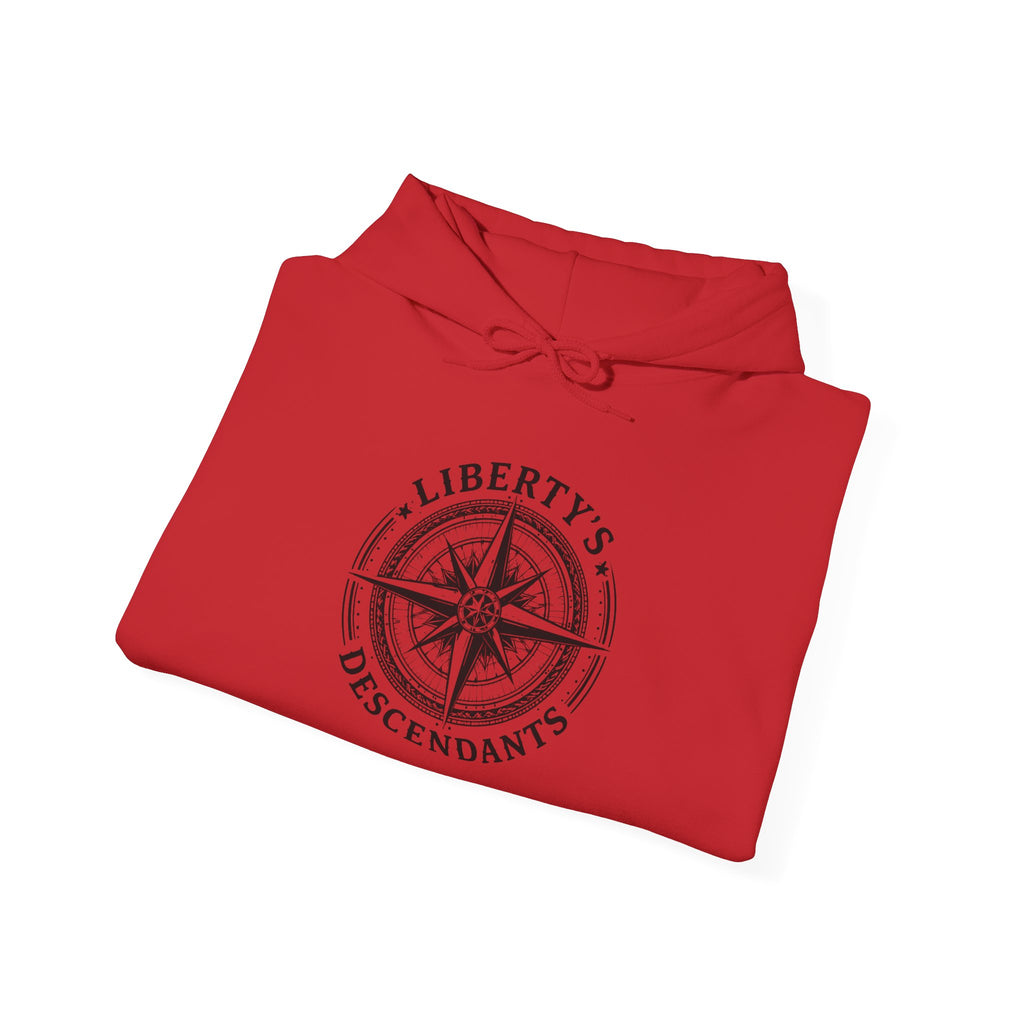 Hoodie — 'Liberty's Descendants' Compass Logo Pullover