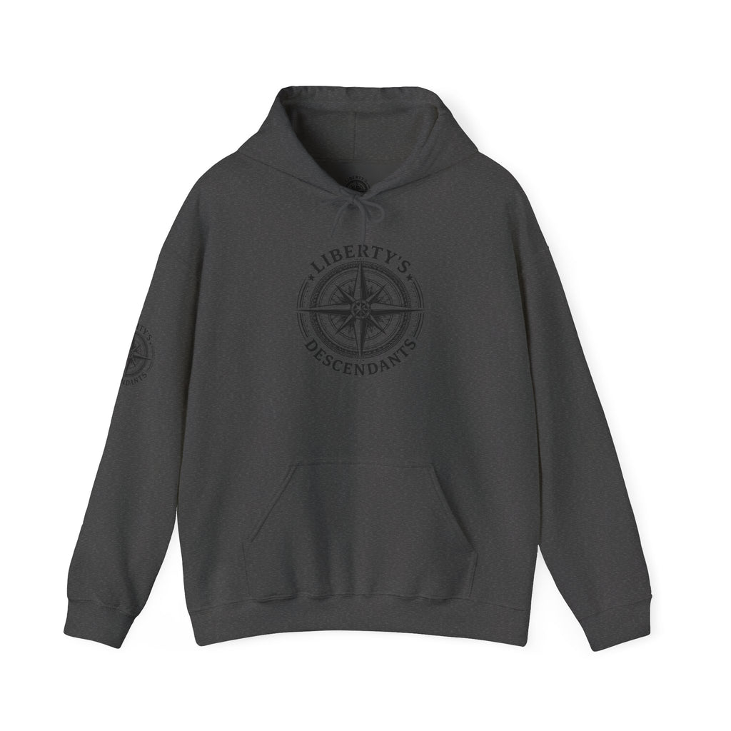 Hoodie — 'Liberty's Descendants' Compass Logo Pullover