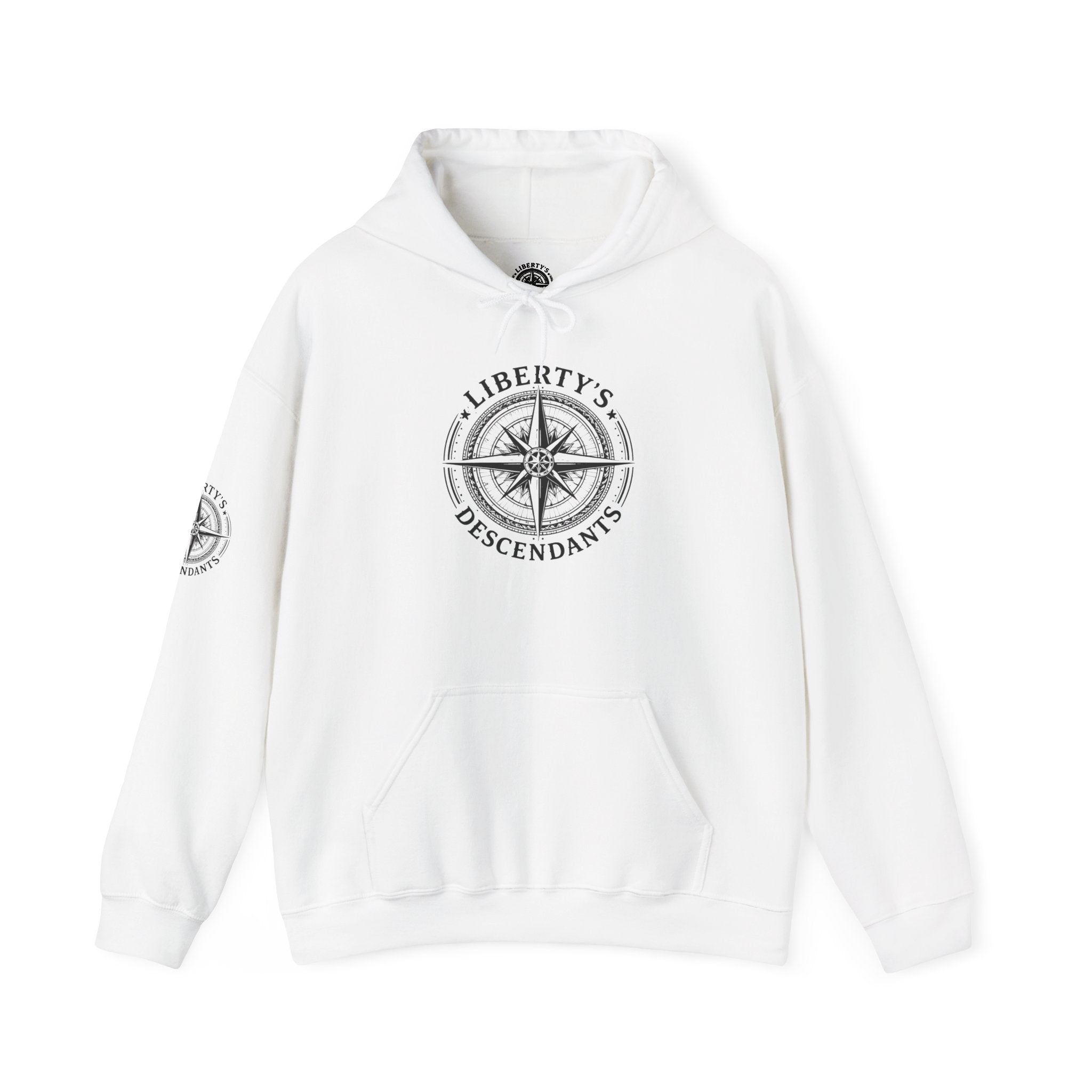Hoodie — 'Liberty's Descendants' Compass Logo Pullover