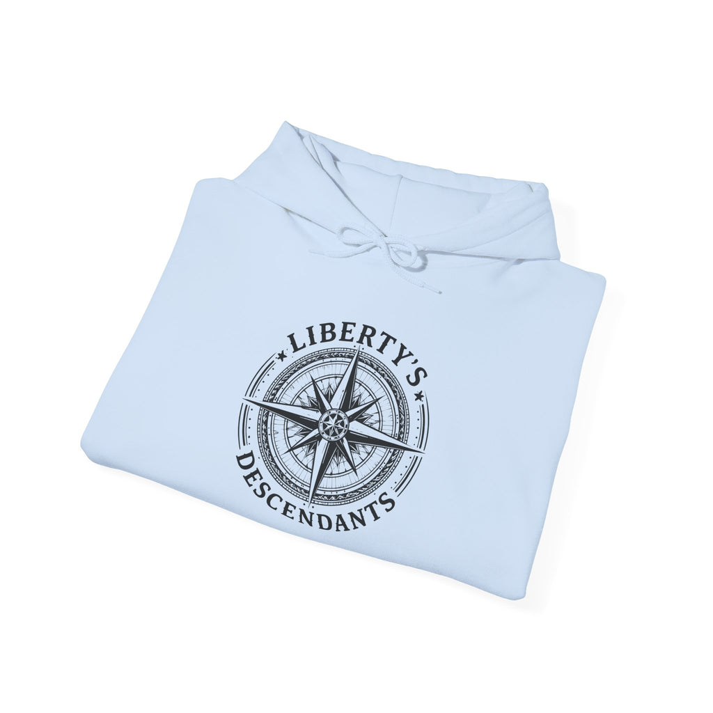 Hoodie — 'Liberty's Descendants' Compass Logo Pullover