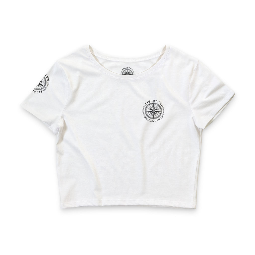 Liberty’s Descendants Compass Crop Tee