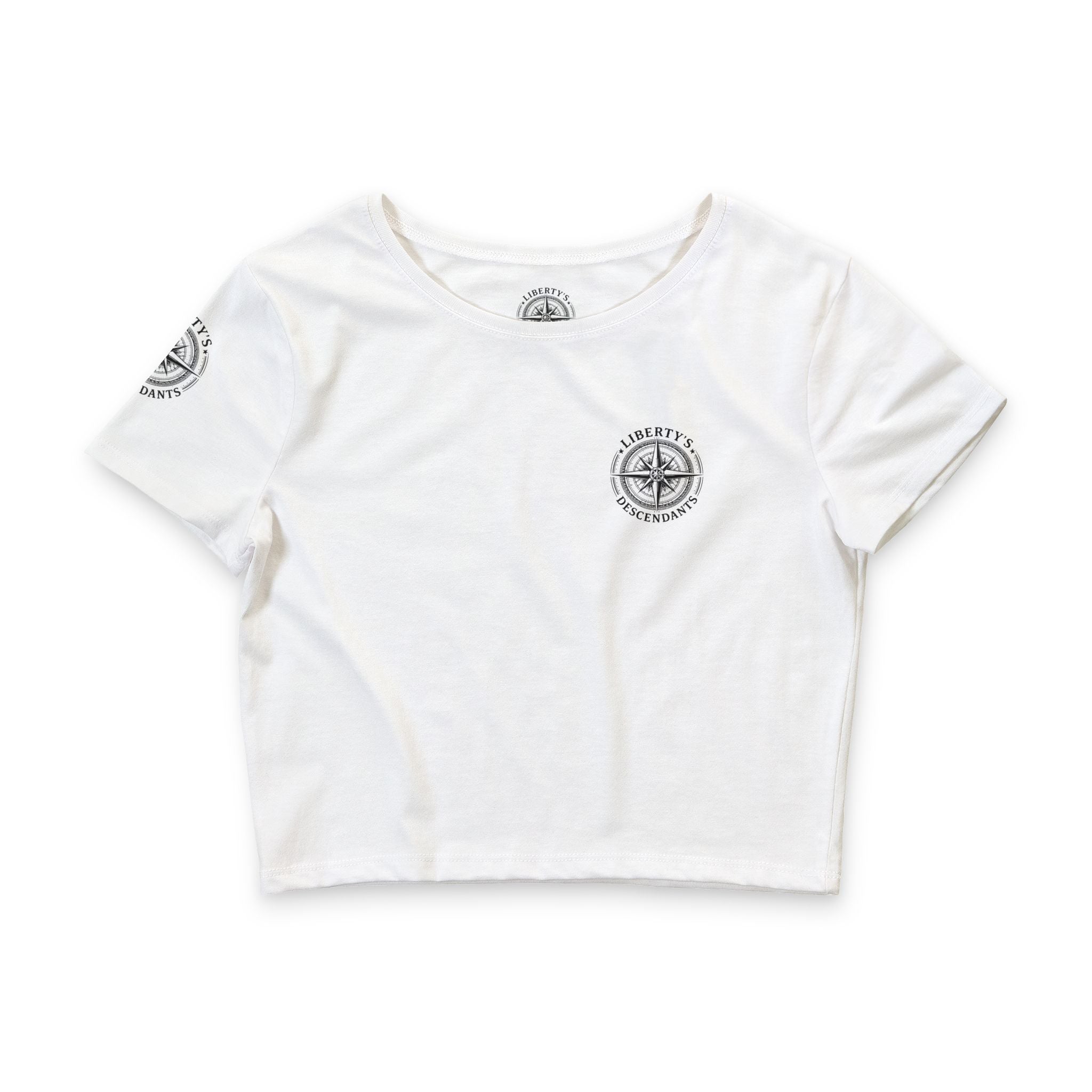 Liberty’s Descendants Compass Crop Tee