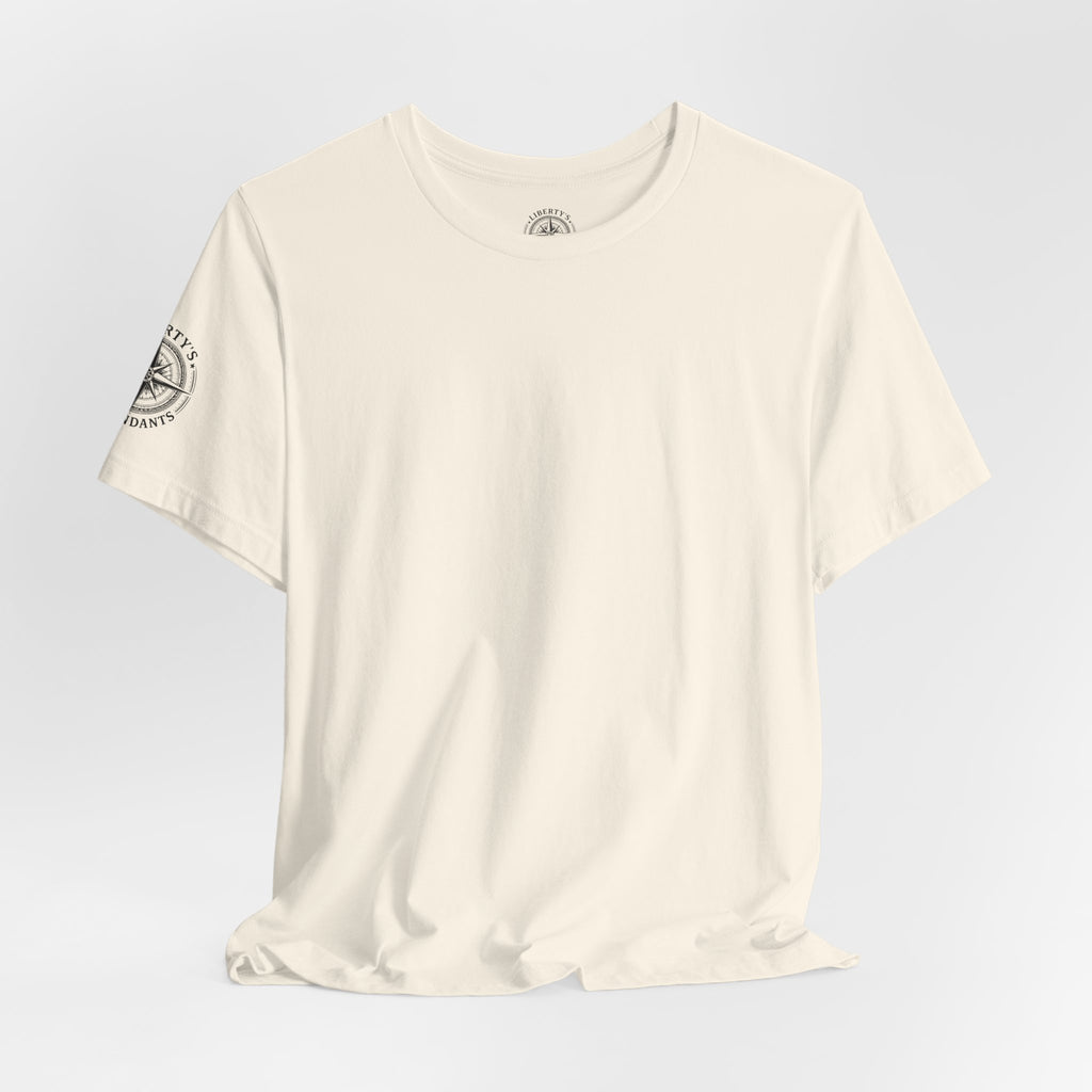 1776 Freedom T-Shirt - American Flag Shield Patriotic Tee