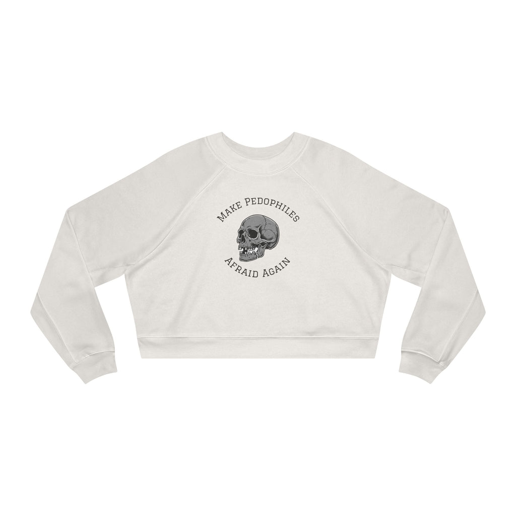 Cropped Pullover – "Make Pedophiles Afraid Again"