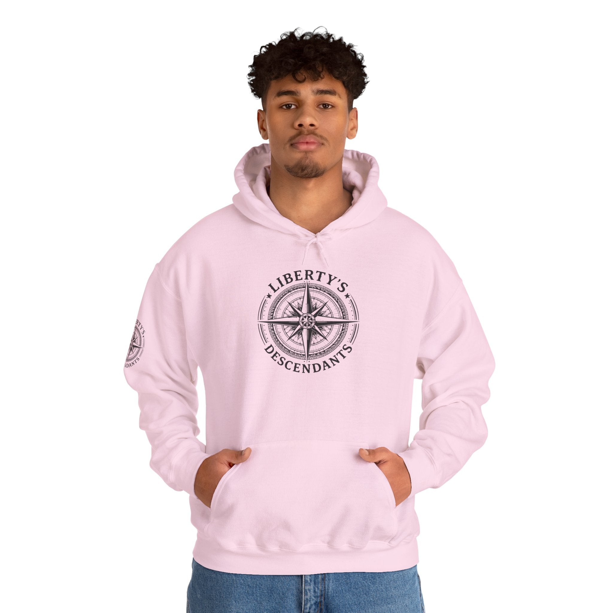 Hoodie — 'Liberty's Descendants' Compass Logo Pullover
