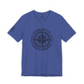 Liberty's Descendants Compass Tee — Nautical Patriotic Graphic T‑Shirt
