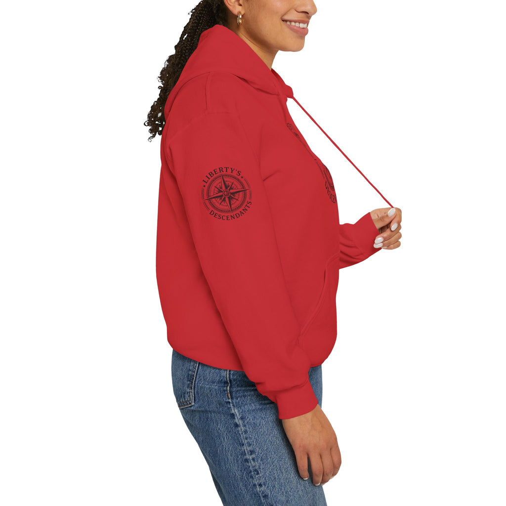 Hoodie — 'Liberty's Descendants' Compass Logo Pullover