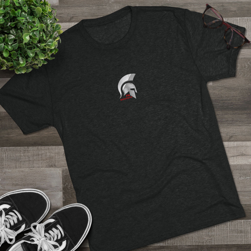 FN Solutions Spartan Helmet Logo T‑Shirt