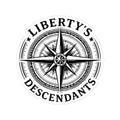 Liberty's Descendants Compass Sticker — Vintage Nautical Compass Kiss-Cut Sticker