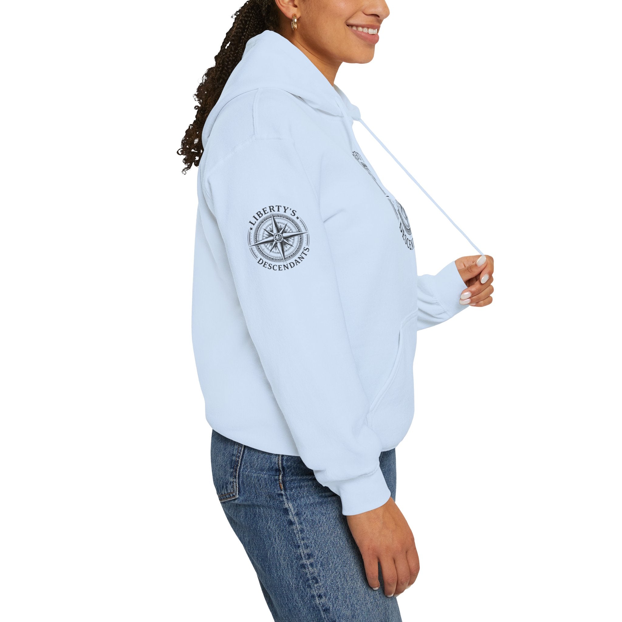 Hoodie — 'Liberty's Descendants' Compass Logo Pullover