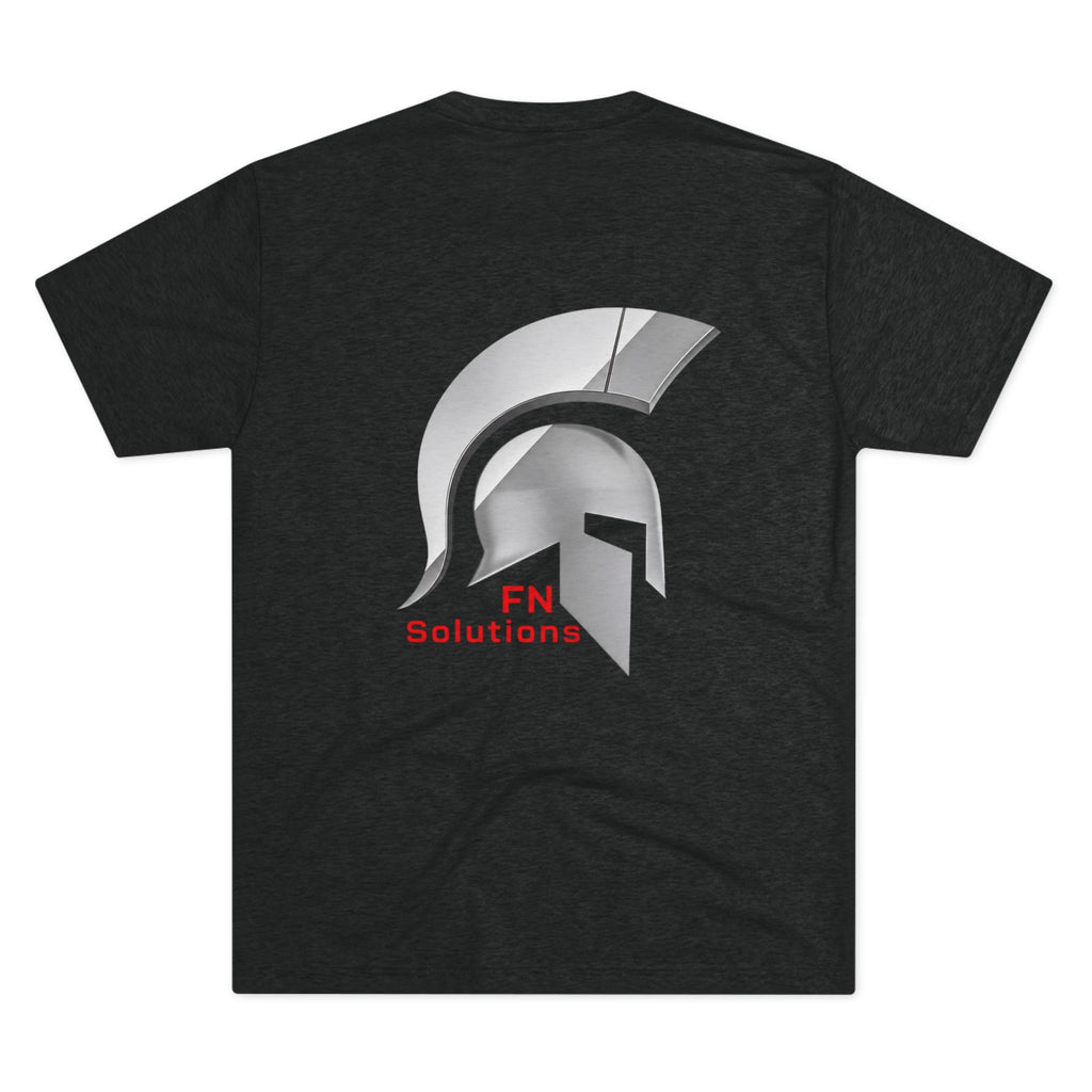 FN Solutions Spartan Helmet Logo T‑Shirt