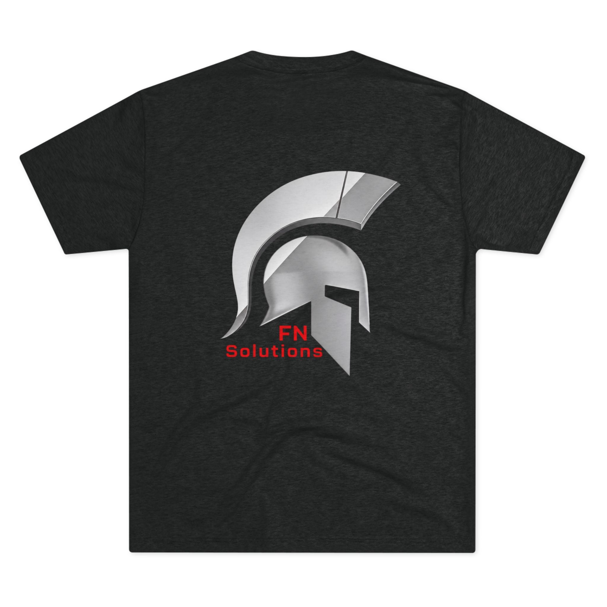 FN Solutions Spartan Helmet Logo T‑Shirt