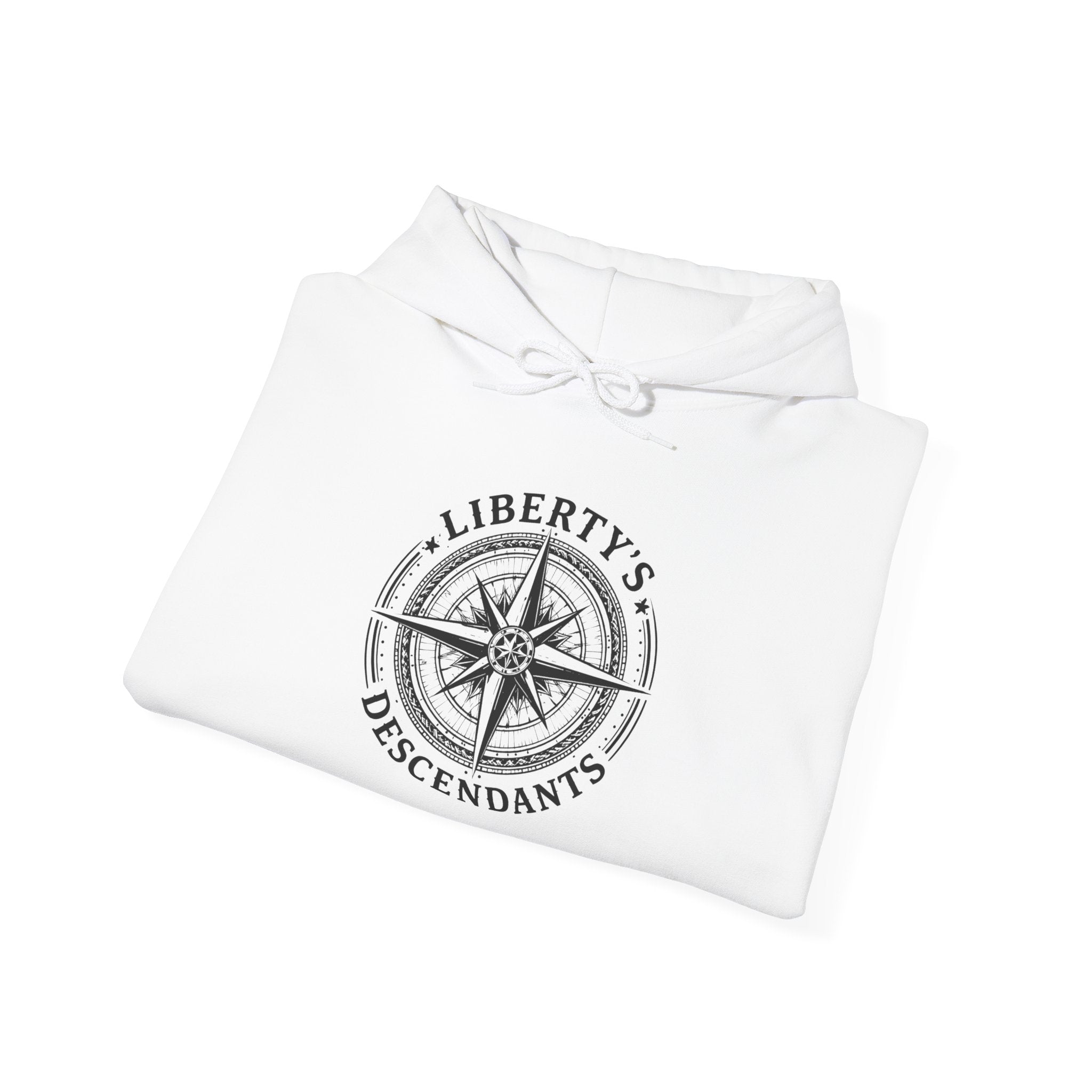 Hoodie — 'Liberty's Descendants' Compass Logo Pullover