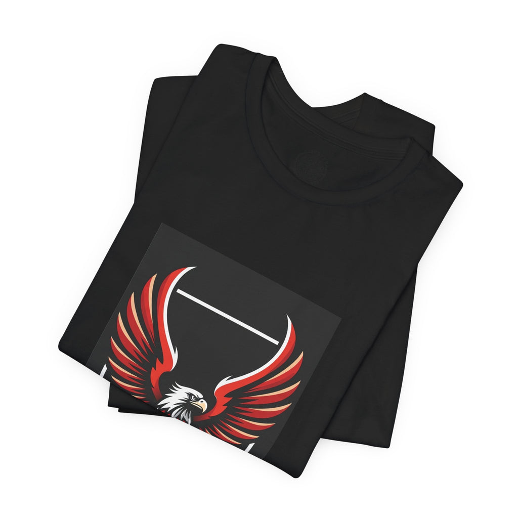Eagle Emblem Tee — "Libertatis Posteri" Patriotic Graphic T-Shirt