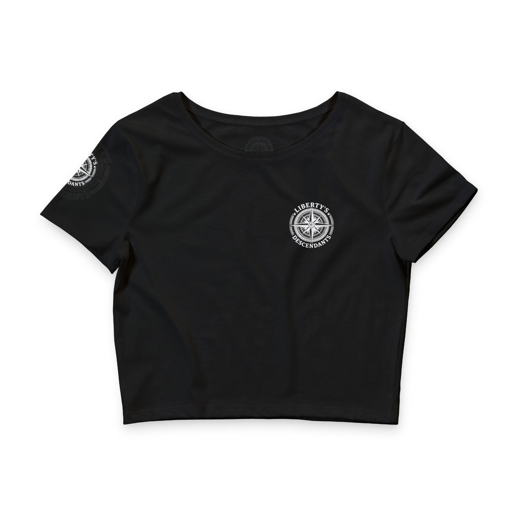 Liberty’s Descendants Compass Crop Tee
