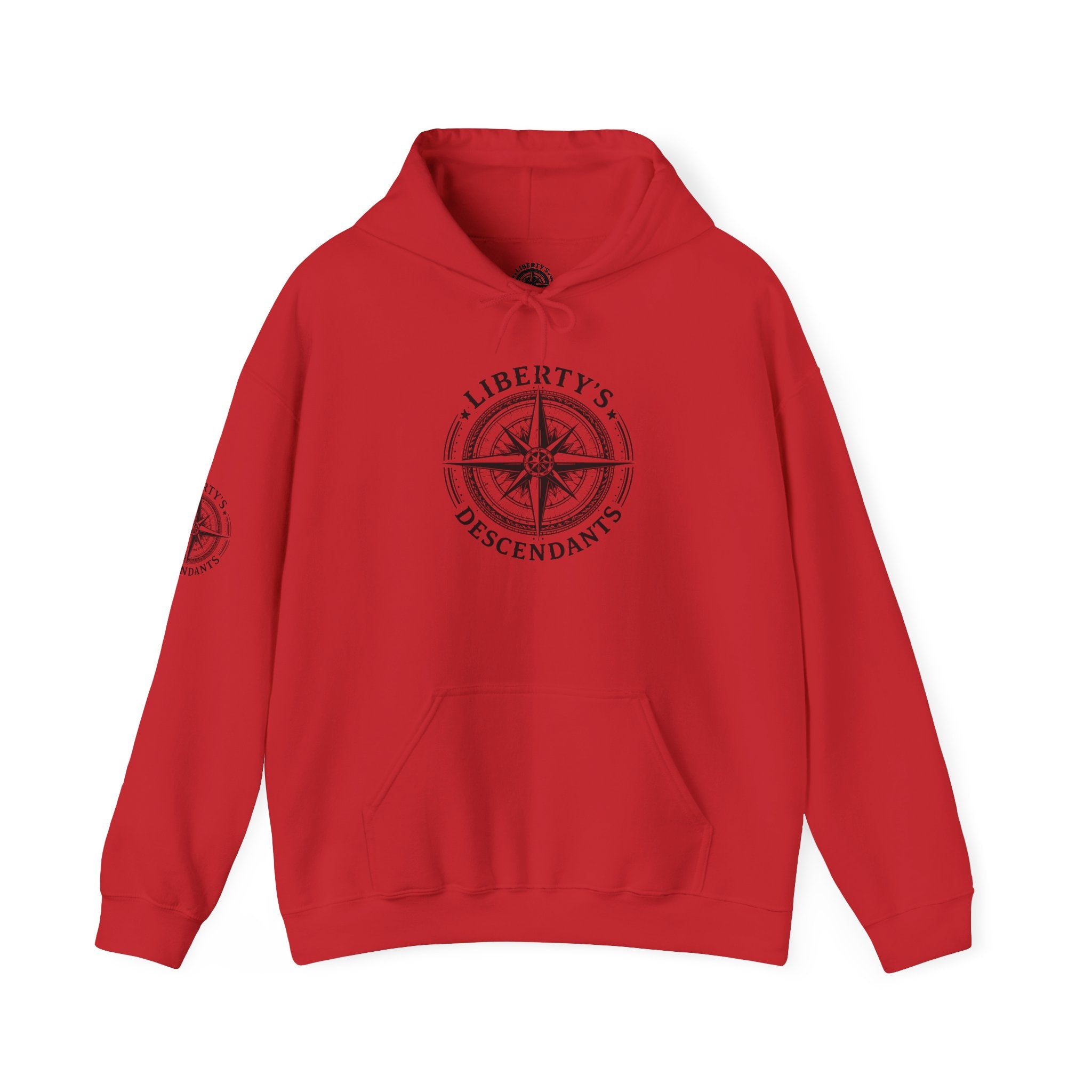 Hoodie — 'Liberty's Descendants' Compass Logo Pullover