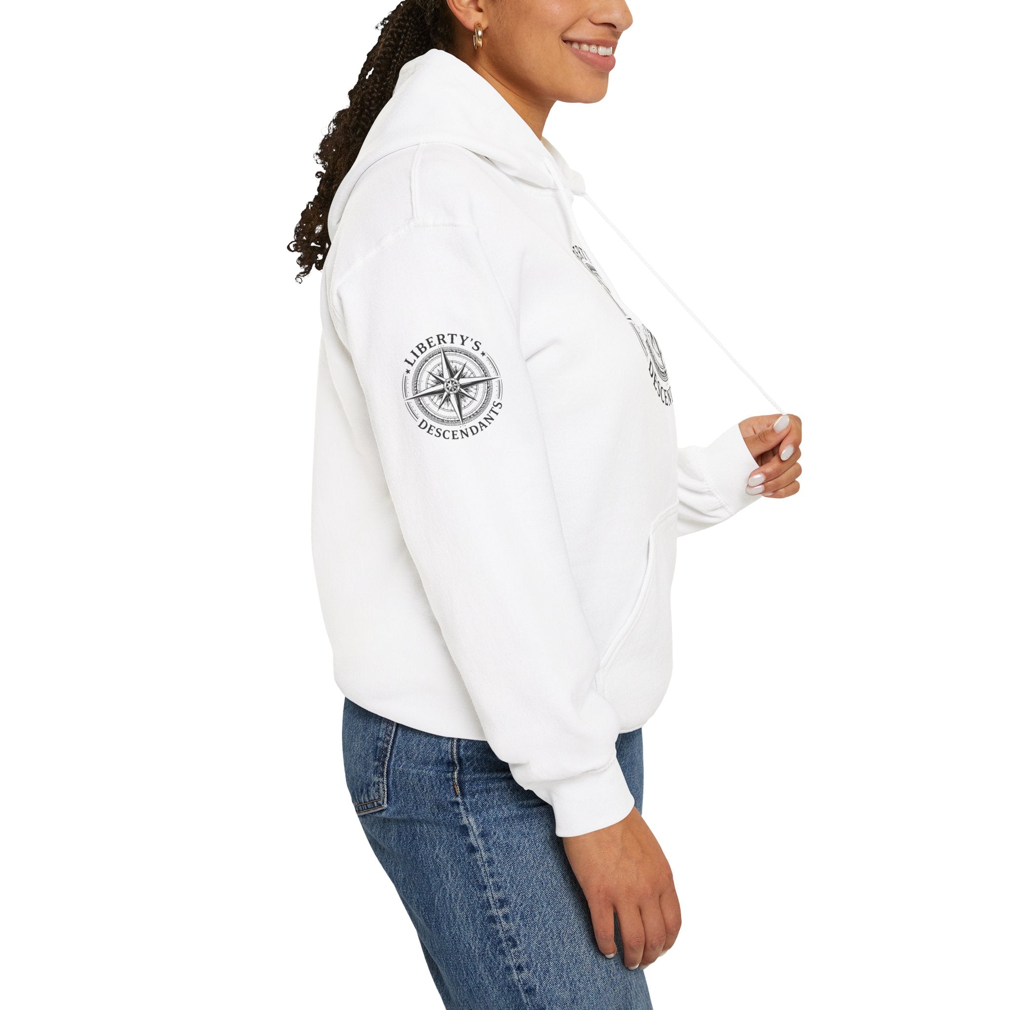 Hoodie — 'Liberty's Descendants' Compass Logo Pullover